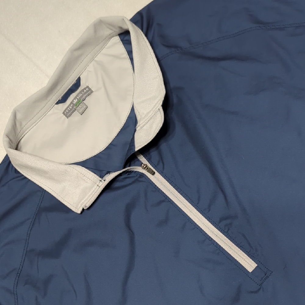 Peter Millar Wind 1/4 Zip Pullover Windbreaker He… - image 1
